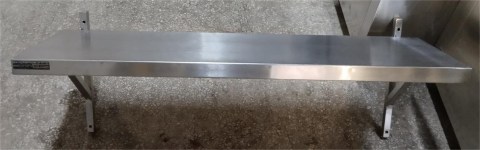 Ράφι Τοίχου Ανοξείδωτο Μονό 103x30x37cm Μεταχειρισμένo